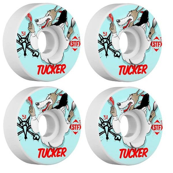 BONES WHEELS STF Pro Tucker Wolfpack 51mm 4pk - BONES WHEELS