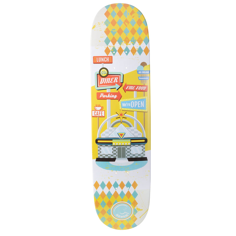 Cal 7 Gangbuster Skateboard Deck Maple 7 Ply 7.75 Inch Popsicle