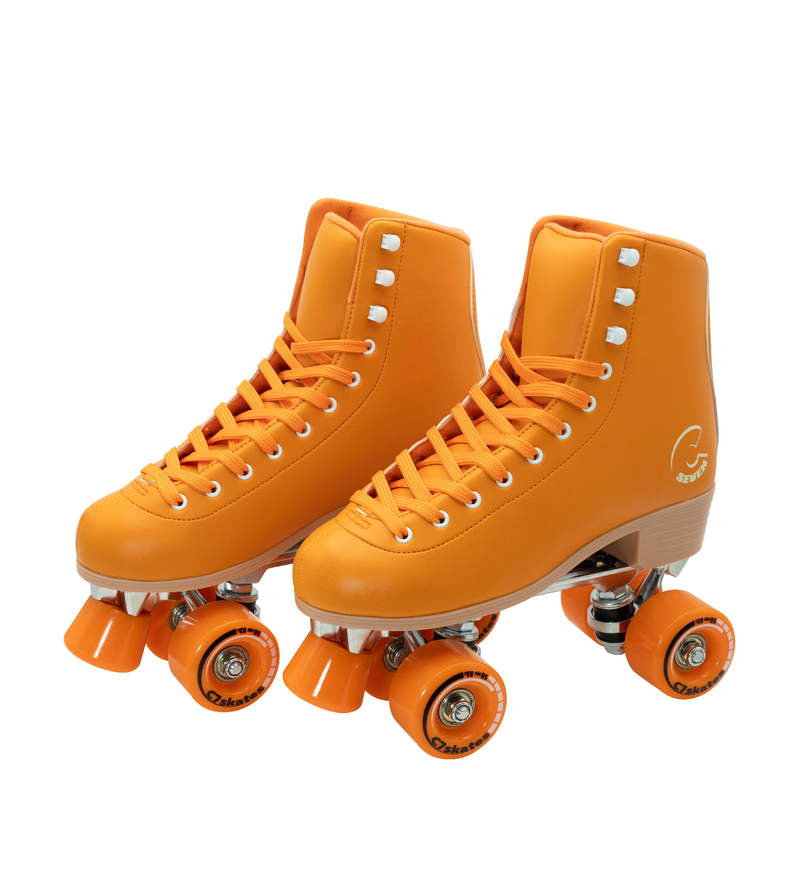 C7skates Premium Carrot Orange Roller Skates