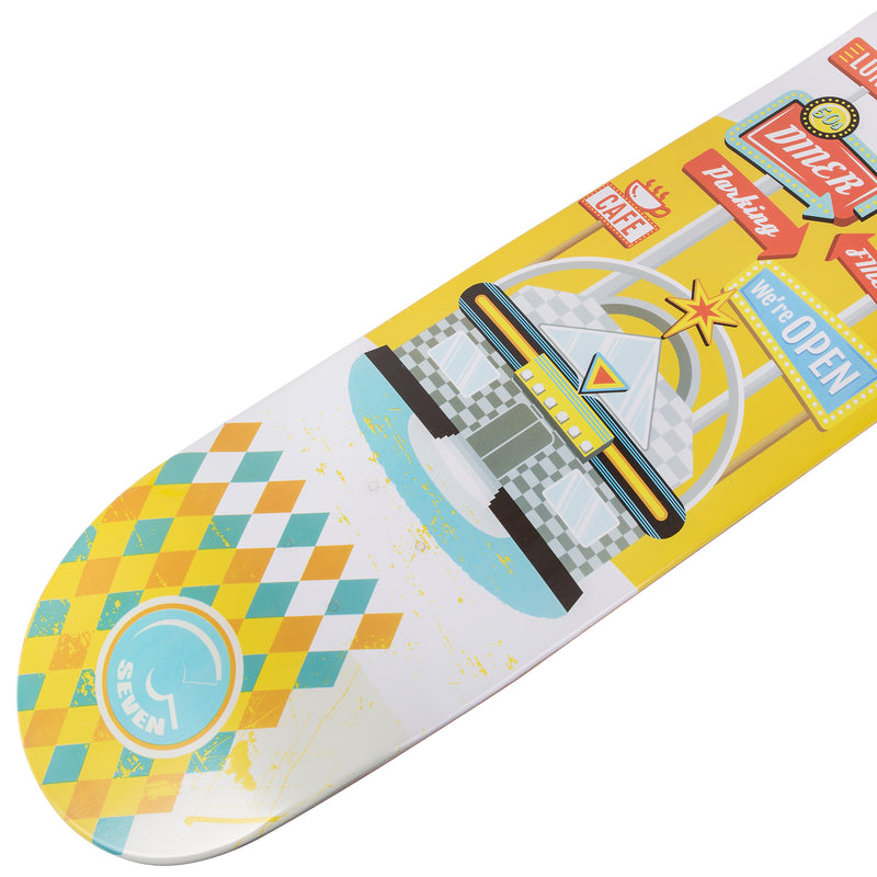 Cal 7 Gangbuster Skateboard Deck Maple 7 Ply 7.75 Inch Popsicle Trick