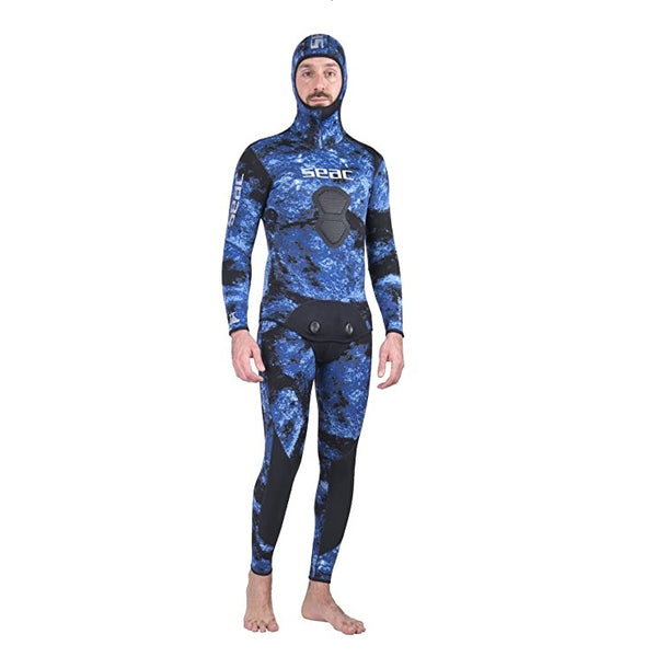SEAC Makaira 2mm Camo Spearfishing Wetsuits for Man Two-Pieces Design Premi  - マリンスポーツ