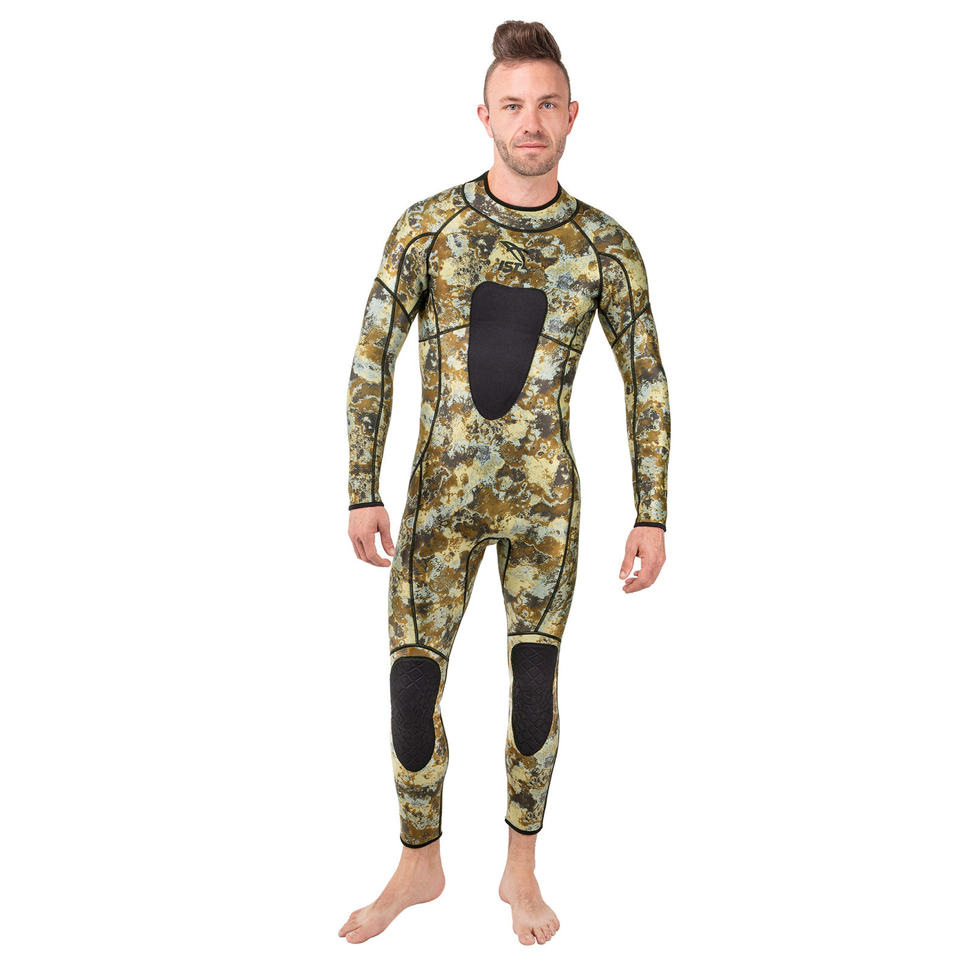 ist 3 mm Neoprene Freediving Camouflage Wetsuit -Small